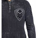 VALUE L/S HOODED HENLEY